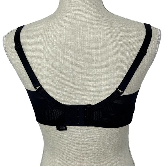 Understance Harper Smooth Lace Flexwire strappy soft cup bra 34D Black - Picture 2 of 8